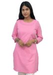 JAIPUR HAND BLOCK Women’s Pure Cotton Round Neck Kurta(S09)