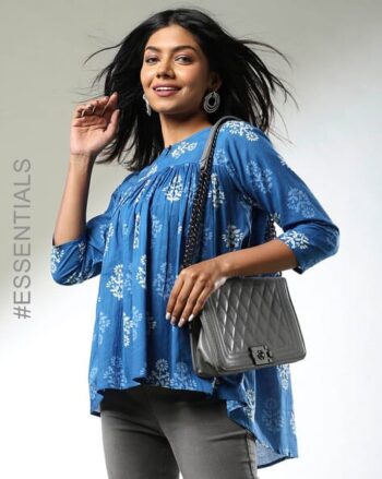 Women Floral Print Relaxed Fit Tunic