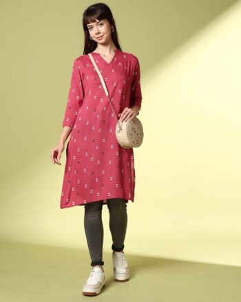 Women Printed Straight Kurta