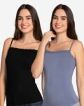 Pack of 2 Camisole with Square Neck
