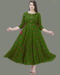 Women Floral Print Anarkali Kurta