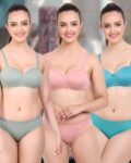 Pack of 3 Women Bras & Panties Set