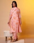 Women Embroidered Straight Kurta Set
