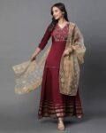Embroidery Straight Kurta Set