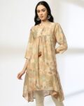 Women Floral High-Low Kurta