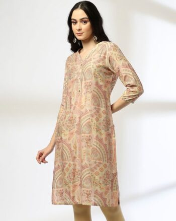 Women Printed Straight Kurta