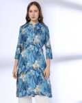 Women Floral Print Straight Kurta