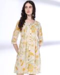 Women Floral Print Straight Kurta