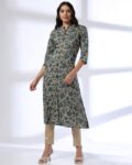 Women Floral Print Straight Kurta