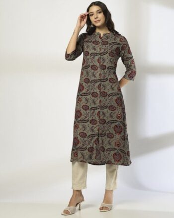 Women Printed Straight Kurta