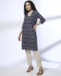 Women Paisley Print Straight Kurta