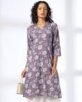 Women Floral Print Straight Kurta