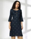Women Floral Print Straight Kurta