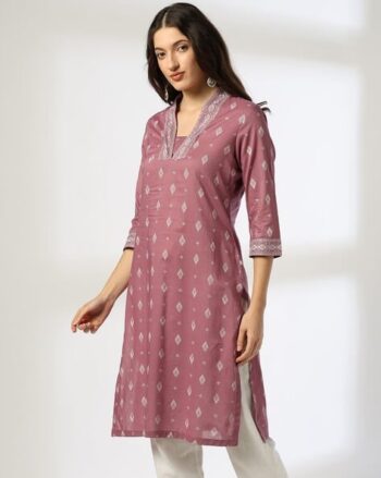 Women Printed Straight Kurta