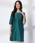 Women Floral Print Straight Kurta