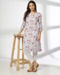 Women Floral Print Straight Kurta