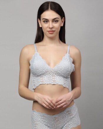 Women Non-Wired Padded Bra with Panties