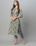 Women Floral Print Straight Kurta & Pants Set