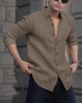 Men Regular Fit Full Sleeve Shirt
