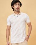 Men Printed Slim Fit Polo T-Shirt