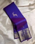 Women Silk Saree with Contrast Border