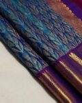 Women Kanjivaram Zari Woven Saree with Unstitched Blouse Piece