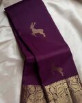 Women Silk Saree with Contrast Border