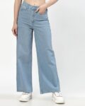 Women High-Rise Wide Leg Jeans