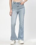 Women Lightly Washed Bootcut Jeans