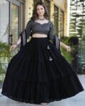 Women Flared Lehenga & Choli with Dupatta