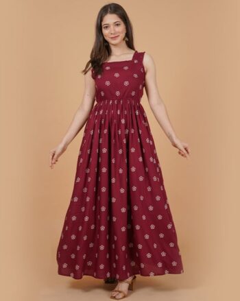Floral Print Fit & Flare Dress