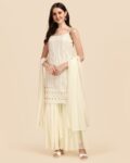 Women Embroidered Straight Kurta Set