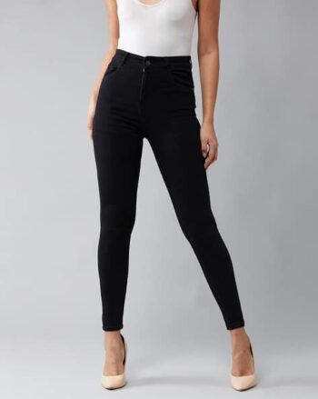 Women Skinny Fit Jeans with 5-Pocket Styling