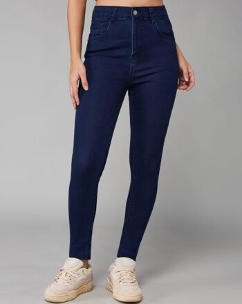Women Relaxed Jeans with Insert Pockets