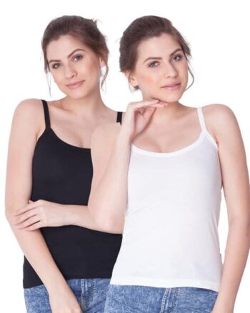 Pack of 2 Solid Scoop-Neck Top
