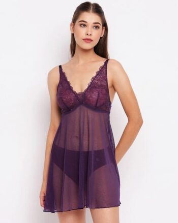 Lace Babydoll & Panty Set