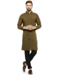 enchanted_drapes_green_heathered_long_kurta_with_patch_pocket.jpg