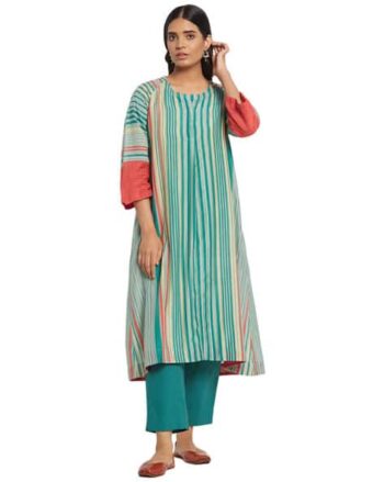 Women Embroidered A-Line Kurta & Pants with Dupatta