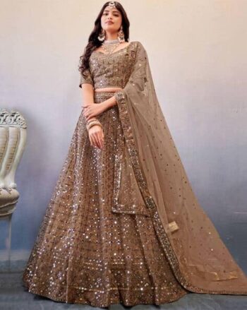 Women Embellished Flared Lehenga Choli Set