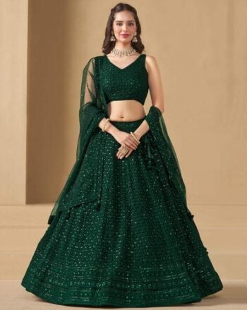 Women Embellished Flared Lehenga Choli Set