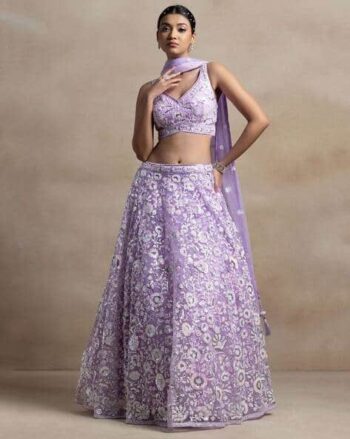 Women Embellished & Embroidery Lehenga Choli Set with Dupatta