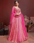 Embellished Lehenga Choli Set with Dupatta