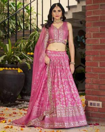 Women Embellished & Embroidery Lehenga Choli Set with Dupatta