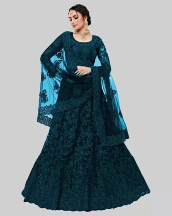 Women Embroidery Lehenga Choli Set with Dupatta