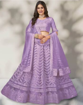 Women Embroidered Lehenga Choli Set