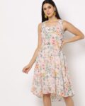 Floral Print Fit & Flare Dress