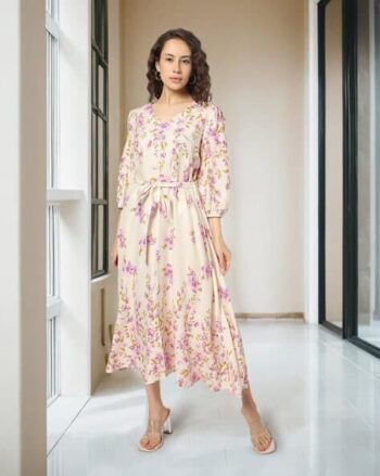 Women Printed Fit & Flared Dress