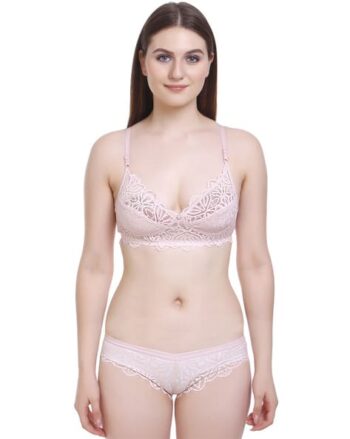 Women Non-Padded Bra & Panties Set