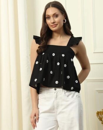 Women Relaxed Fit Floral Print Top