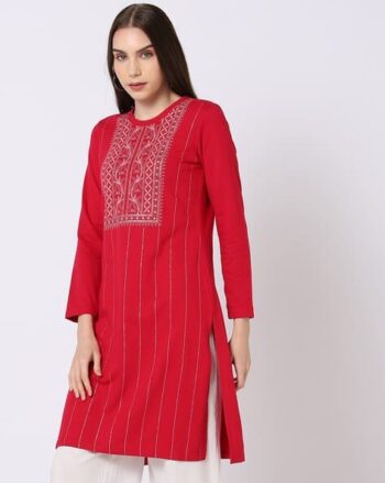 Striped Straight Kurta